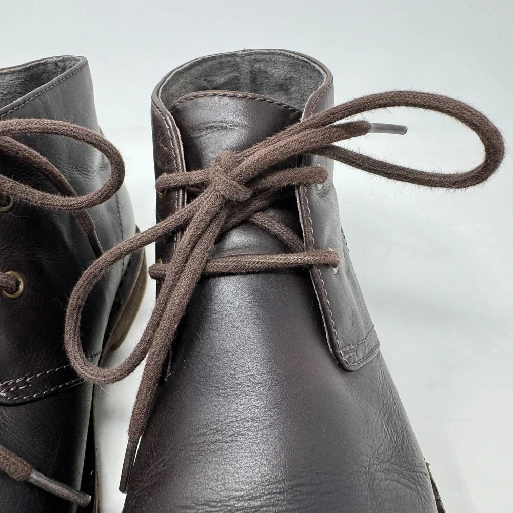 UGG Australia Leighton Chukka‎ Desert Leather Boots Black 3275 Men's Size 8.5